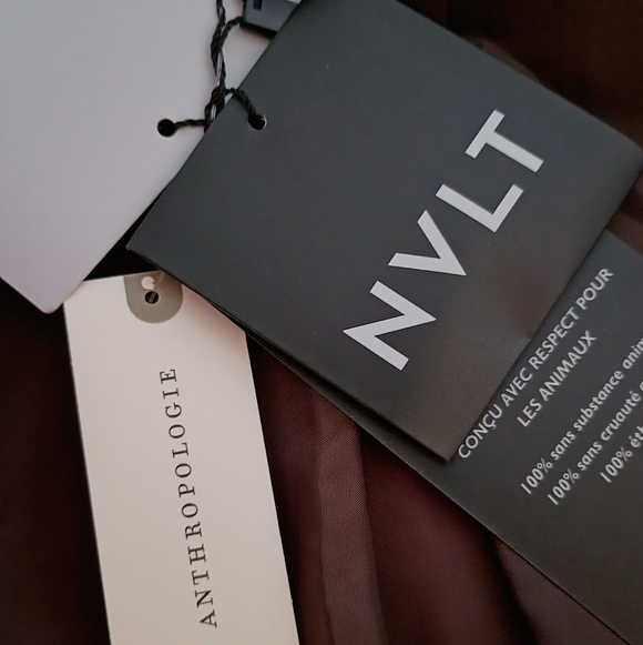 NEW NVLT Anthropologie Cow Print Fuzzy Faux Fur Long Coat Size Large - Picture 11 of 16